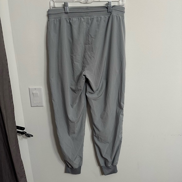 Gray Relaxed Fit Joggers with Elastic Cuffs - Picture 4 of 6